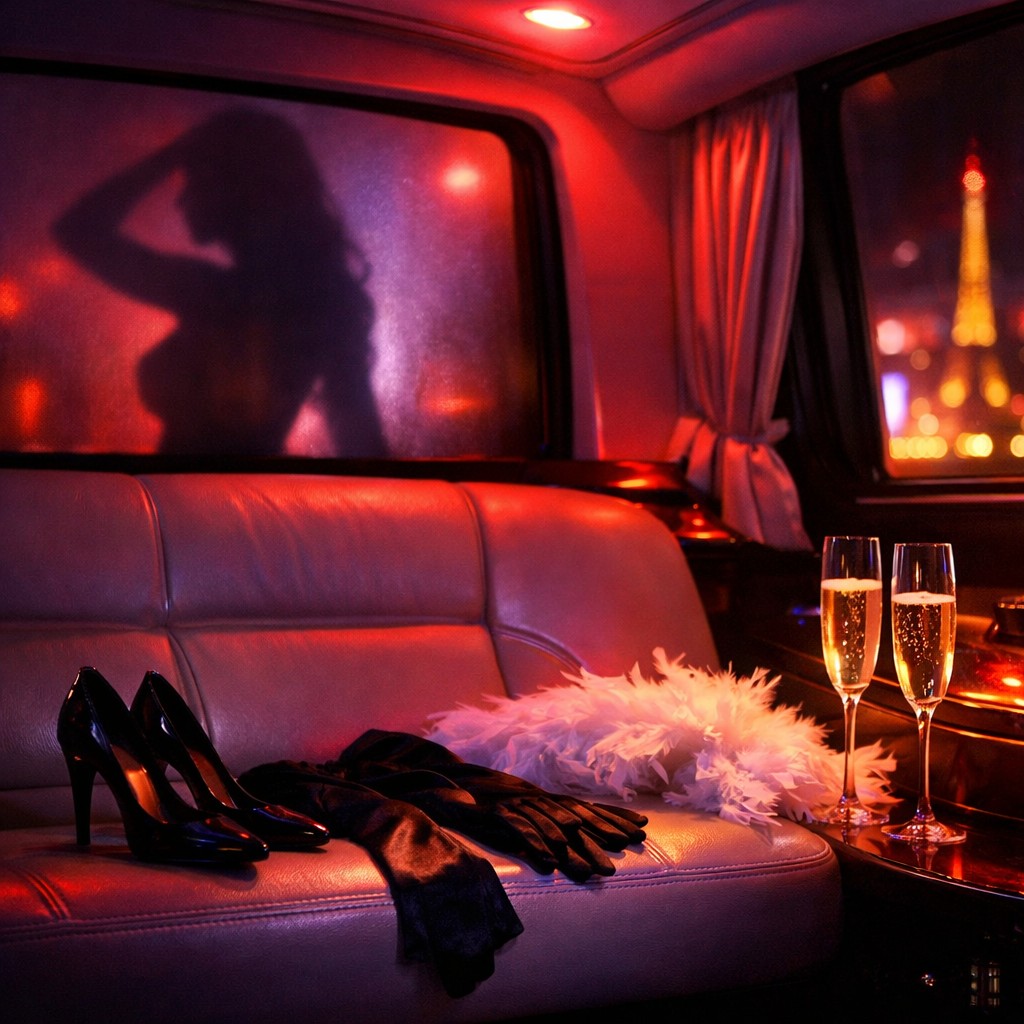 Soirée striptease en limousine